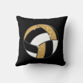 バレーボールのためのパーソナライズな年長夜ギフト クッション (裏面)