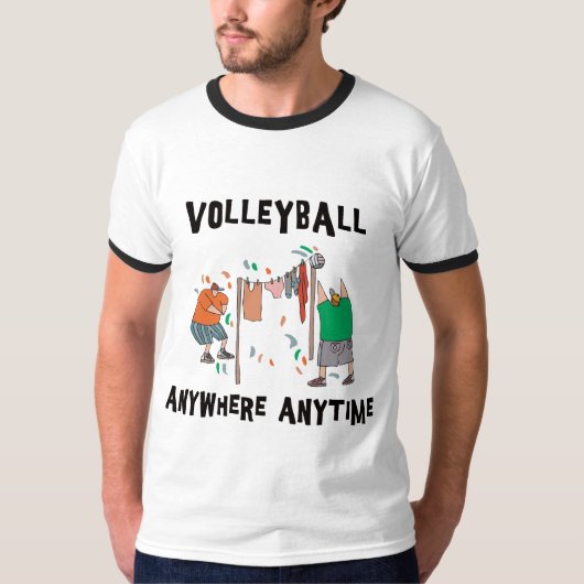 バレーボールのどこでもいつでもTシャツ Tシャツ (正面)
