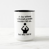 バレーボールのない日 マグカップ (中央)