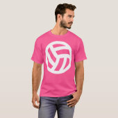 バレーボールのアイコン Tシャツ (正面フル)
