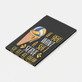 バレーボールのアイスクリーム ポストイット (アングル)