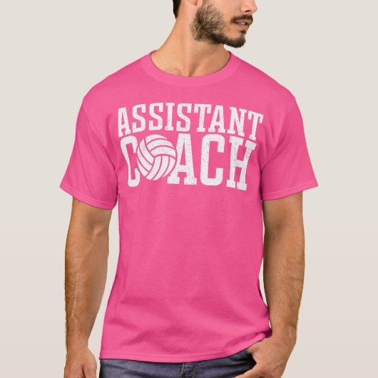 バレーボールのアシスタント・コーチ Tシャツ (正面)
