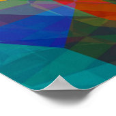 バレーボールのアートポスター ポスター (角)