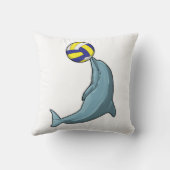 バレーボールのイルカ クッション (裏面)