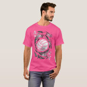 バレーボールのエースおもしろい Tシャツ (正面フル)