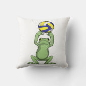 バレーボールのカエル クッション (裏面)