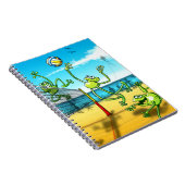 バレーボールのカエル ノートブック (右側)