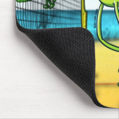 バレーボールのカエル マウスパッド (コーナー)