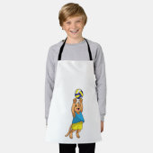 バレーボールのキャットフォーバレーボール エプロン (着用した状態)