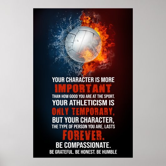 バレーボールのキャラクターが重要 ポスター (正面)