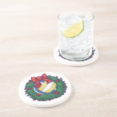 バレーボールのクリスマス コースター (側面)