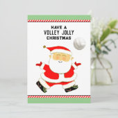 バレーボールのクリスマス シーズンカード (スタンド正面)