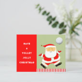 バレーボールのクリスマス シーズンポストカード (スタンド正面)