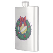 バレーボールのクリスマス フラスク (左)