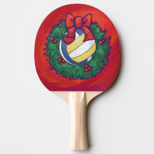 バレーボールのクリスマス 卓球ラケット