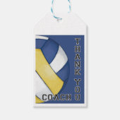 バレーボールのコーチありがとう ギフトタグ (正面)