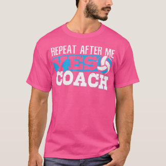 バレーボールのコーチのために Tシャツ