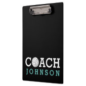 バレーボールのコーチの名前をカスタムする クリップボード (左)