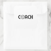 バレーボールのコーチ スクエアシール (バッグ)