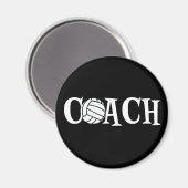 バレーボールのコーチ マグネット (正面/裏面)