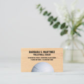 バレーボールのコーチ 名刺 (スタンド正面)