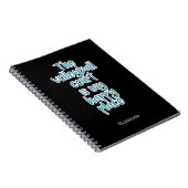 バレーボールのコートが私の幸せな場所だ ノートブック (右側)