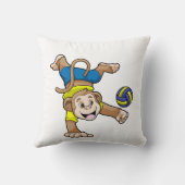 バレーボールのサル クッション (裏面)