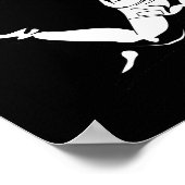 バレーボールのサーブ2 ポスター (角)