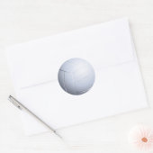 バレーボールのシール ラウンドシール (封筒)