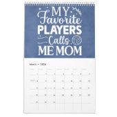 バレーボールのジャンキーインスピレーション カレンダー (3月 2026)