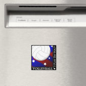 バレーボールのスターストライプズ&マグネット マグネット (インサイチュ (食洗機))