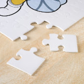 バレーボールのスポーツでミツバチ ジグソーパズル (側面)