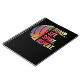 バレーボールのスポーツ愛好家バンプセットスパイクリピート467 ノートブック (左側)