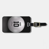 バレーボールのチーム ラゲッジタグ (正面横)