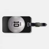 バレーボールのチーム ラゲッジタグ (裏面横)