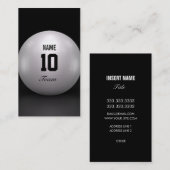 バレーボールのチーム 名刺 (正面/裏面)