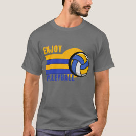 バレーボールのデザインを楽しむ Tシャツ