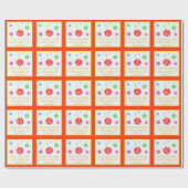 バレーボールのデッキホールクリスマスの包装紙 ラッピングペーパー (フラット)