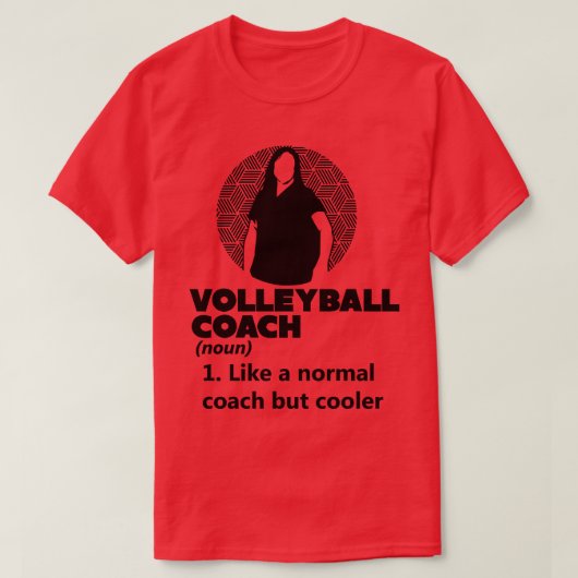 バレーボールのトレーナーの定義 Tシャツ (デザイン正面)
