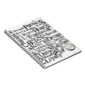 バレーボールのノート ノートブック (右側)