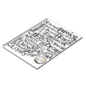 バレーボールのノート ノートブック (左側)