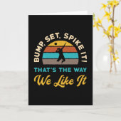 バレーボールのバンプセットスパイクItバレーボールプレーヤー カード (黄色い花)