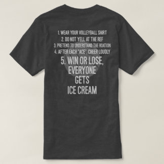 バレーボールのパパ Tシャツ