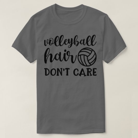 バレーボールのヘア気にがおもしろい1 Tシャツ (デザイン正面)
