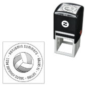 バレーボールのボールラウンドアドレス セルフインキングスタンプ (インサイチュ)