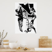 バレーボールのポスター ポスター (キッチン)