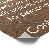 バレーボールのモチベーションのポスター – Personal Excellence ポスター (角)