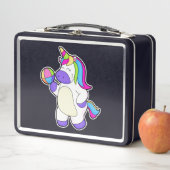 バレーボールのユニコーン メタルランチボックス (インサイチュ)