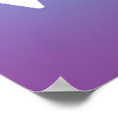 バレーボールのラブポスター ポスター (角)