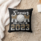 バレーボールの上級ママのクラス母の卒業レオ クッション (ブランケット)